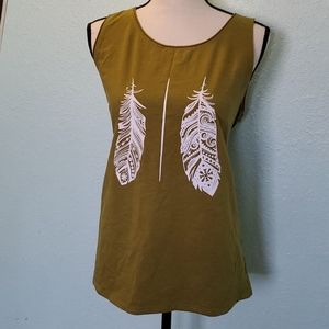 3 for $10 🌼 Misslook Feather Tank
